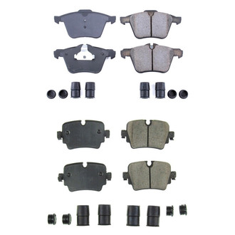 PowerStop® - Z17 Evolution Plus™ Ceramic Front and Rear Disc Brake Pad Set