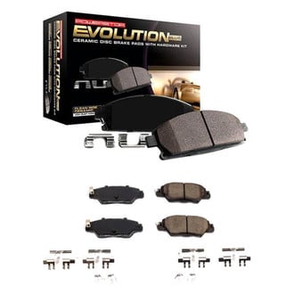 PowerStop® - Z17 Evolution Plus™ Ceramic Front and Rear Disc Brake Pad Set