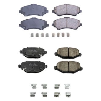PowerStop® - Z17 Evolution Plus™ Ceramic Front and Rear Disc Brake Pad Set