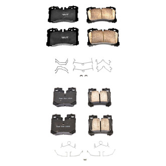PowerStop® - Z17 Evolution Plus™ Ceramic Front and Rear Disc Brake Pad Set