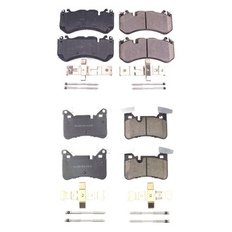 PowerStop® - Z17 Evolution Plus™ Ceramic Front and Rear Disc Brake Pad Set
