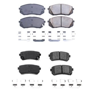 PowerStop® - Z17 Evolution Plus™ Ceramic Front and Rear Disc Brake Pad Set