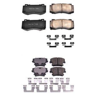 PowerStop® - Z17 Evolution Plus™ Ceramic Front and Rear Disc Brake Pad Set