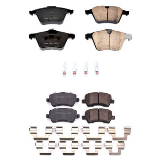 PowerStop® - Z17 Evolution Plus™ Ceramic Front and Rear Disc Brake Pad Set