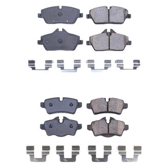 PowerStop® - Z17 Evolution Plus™ Ceramic Front and Rear Disc Brake Pad Set