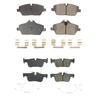 PowerStop® - Z17 Evolution Plus™ Ceramic Front and Rear Disc Brake Pad Set