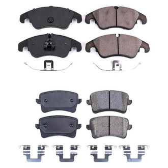 PowerStop® - Z17 Evolution Plus™ Ceramic Front and Rear Disc Brake Pad Set