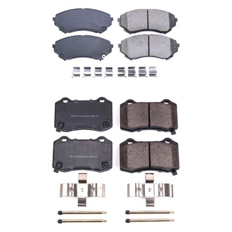 PowerStop® - Z17 Evolution Plus™ Ceramic Front and Rear Disc Brake Pad Set