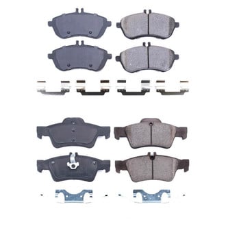 PowerStop® - Z17 Evolution Plus™ Ceramic Front and Rear Disc Brake Pad Set