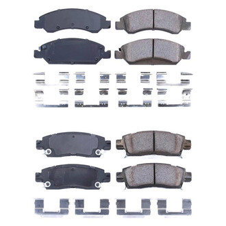 PowerStop® - Z17 Evolution Plus™ Ceramic Front and Rear Disc Brake Pad Set