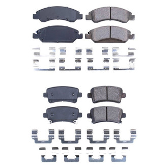 PowerStop® - Z17 Evolution Plus™ Ceramic Front and Rear Disc Brake Pad Set