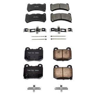 PowerStop® - Z17 Evolution Plus™ Ceramic Front and Rear Disc Brake Pad Set