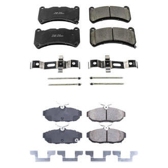 PowerStop® - Z17 Evolution Plus™ Ceramic Front and Rear Disc Brake Pad Set