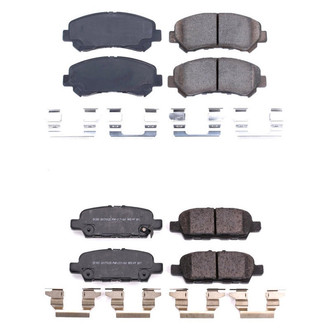 PowerStop® - Z17 Evolution Plus™ Ceramic Front and Rear Disc Brake Pad Set