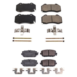 PowerStop® - Z17 Evolution Plus™ Ceramic Front and Rear Disc Brake Pad Set