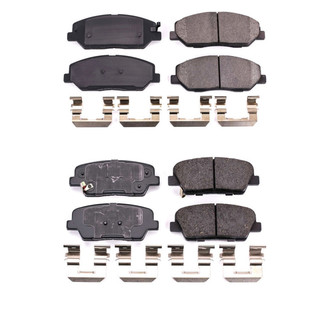 PowerStop® - Z17 Evolution Plus™ Ceramic Front and Rear Disc Brake Pad Set