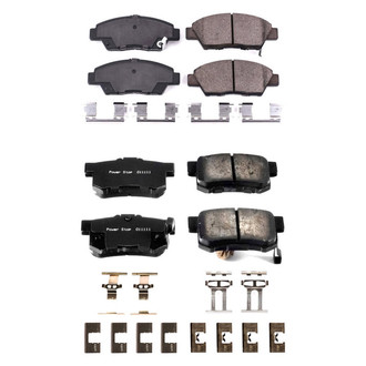 PowerStop® - Z17 Evolution Plus™ Ceramic Front and Rear Disc Brake Pad Set