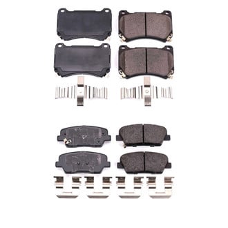 PowerStop® - Z17 Evolution Plus™ Ceramic Front and Rear Disc Brake Pad Set
