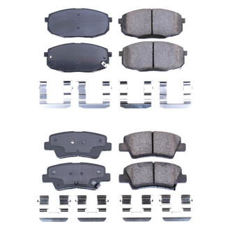 PowerStop® - Z17 Evolution Plus™ Ceramic Front and Rear Disc Brake Pad Set