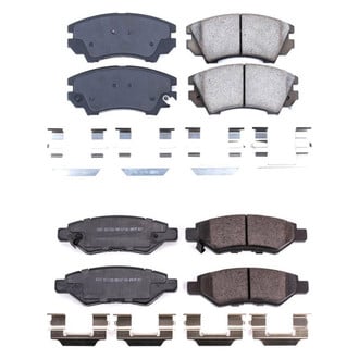PowerStop® - Z17 Evolution Plus™ Ceramic Front and Rear Disc Brake Pad Set