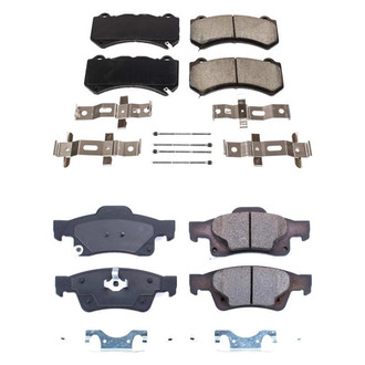 PowerStop® - Z17 Evolution Plus™ Ceramic Front and Rear Disc Brake Pad Set