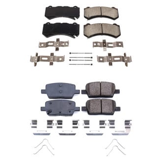 PowerStop® - Z17 Evolution Plus™ Ceramic Front and Rear Disc Brake Pad Set