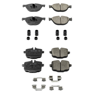 PowerStop® - Z17 Evolution Plus™ Ceramic Front and Rear Disc Brake Pad Set