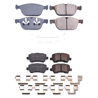 PowerStop® - Z17 Evolution Plus™ Ceramic Front and Rear Disc Brake Pad Set