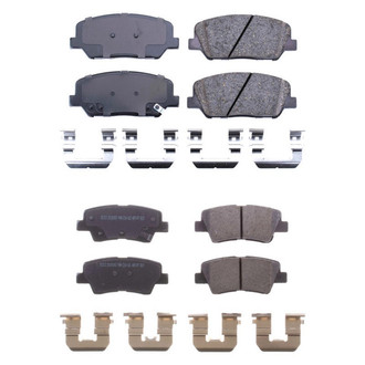 PowerStop® - Z17 Evolution Plus™ Ceramic Front and Rear Disc Brake Pad Set