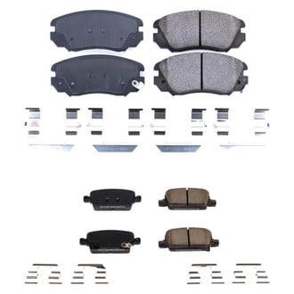 PowerStop® - Z17 Evolution Plus™ Ceramic Front and Rear Disc Brake Pad Set