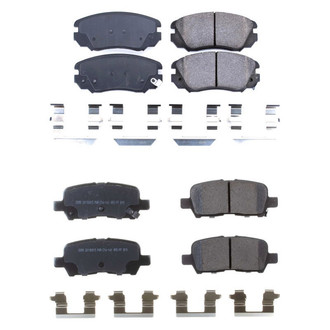 PowerStop® - Z17 Evolution Plus™ Ceramic Front and Rear Disc Brake Pad Set