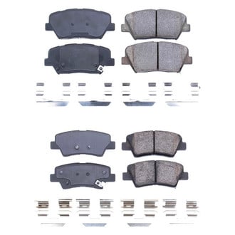 PowerStop® - Z17 Evolution Plus™ Ceramic Front and Rear Disc Brake Pad Set