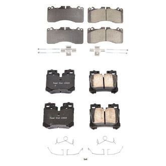PowerStop® - Z17 Evolution Plus™ Ceramic Front and Rear Disc Brake Pad Set