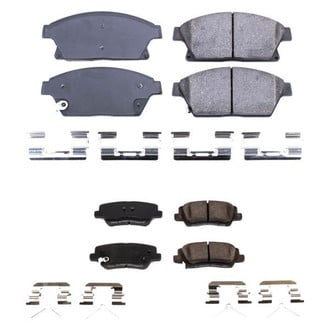 PowerStop® - Z17 Evolution Plus™ Ceramic Front and Rear Disc Brake Pad Set