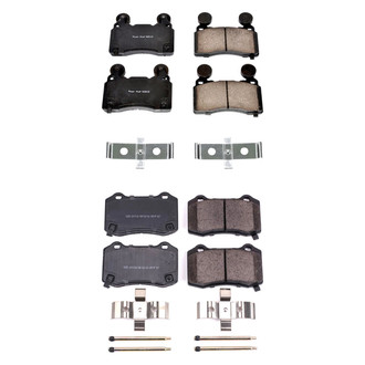 PowerStop® - Z17 Evolution Plus™ Ceramic Front and Rear Disc Brake Pad Set