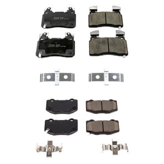 PowerStop® - Z17 Evolution Plus™ Ceramic Front and Rear Disc Brake Pad Set