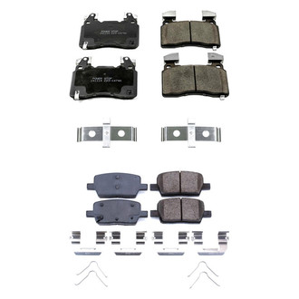 PowerStop® - Z17 Evolution Plus™ Ceramic Front and Rear Disc Brake Pad Set