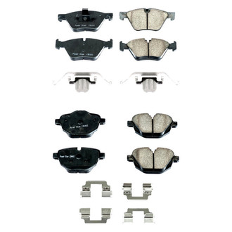 PowerStop® - Z17 Evolution Plus™ Ceramic Front and Rear Disc Brake Pad Set