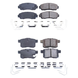 PowerStop® - Z17 Evolution Plus™ Ceramic Front and Rear Disc Brake Pad Set