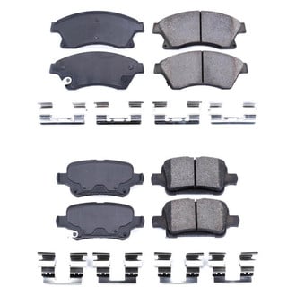 PowerStop® - Z17 Evolution Plus™ Ceramic Front and Rear Disc Brake Pad Set