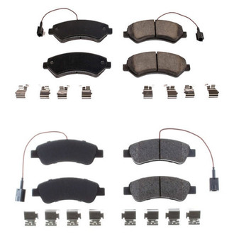 PowerStop® - Z17 Evolution Plus™ Ceramic Front and Rear Disc Brake Pad Set