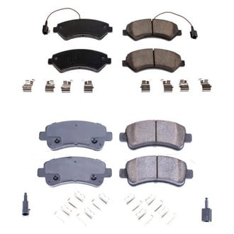 PowerStop® - Z17 Evolution Plus™ Ceramic Front and Rear Disc Brake Pad Set