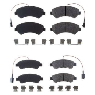 PowerStop® - Z17 Evolution Plus™ Ceramic Front and Rear Disc Brake Pad Set