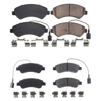 PowerStop® - Z17 Evolution Plus™ Ceramic Front and Rear Disc Brake Pad Set