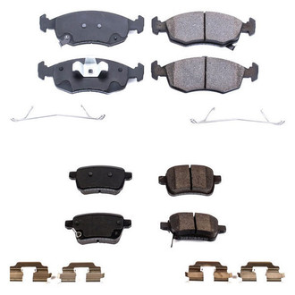 PowerStop® - Z17 Evolution Plus™ Ceramic Front and Rear Disc Brake Pad Set