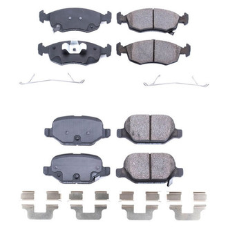 PowerStop® - Z17 Evolution Plus™ Ceramic Front and Rear Disc Brake Pad Set