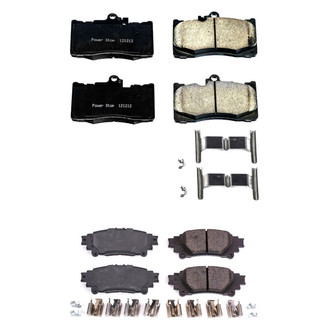PowerStop® - Z17 Evolution Plus™ Ceramic Front and Rear Disc Brake Pad Set