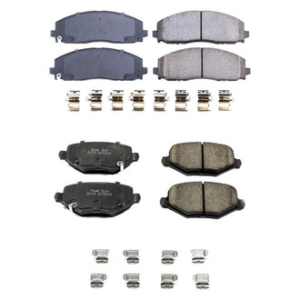 PowerStop® - Z17 Evolution Plus™ Ceramic Front and Rear Disc Brake Pad Set