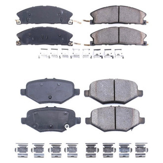 PowerStop® - Z17 Evolution Plus™ Ceramic Front and Rear Disc Brake Pad Set
