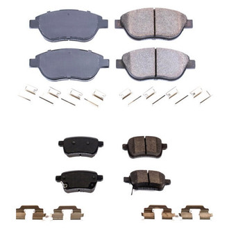 PowerStop® - Z17 Evolution Plus™ Ceramic Front and Rear Disc Brake Pad Set